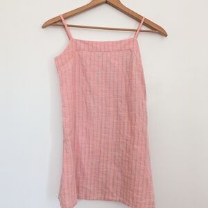 O'Neill Coral and Blue Striped Sundress